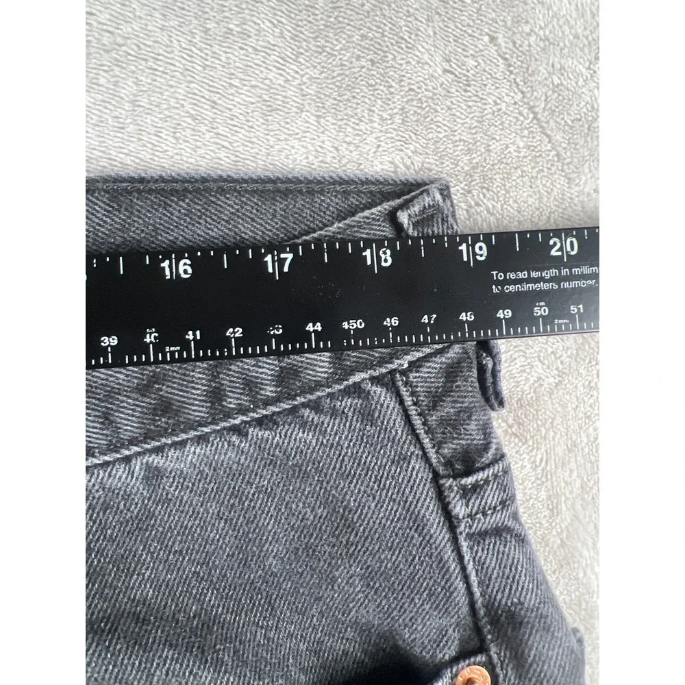 Levis 550 Relaxed Fit Jeans Mens 38x28 Faded Black Tapered Leg Denim 00550-0260